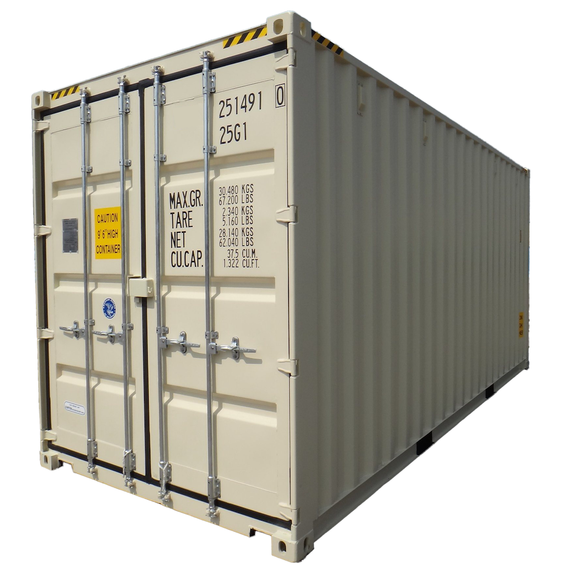 20ft High Cube New One Trip Shipping Container