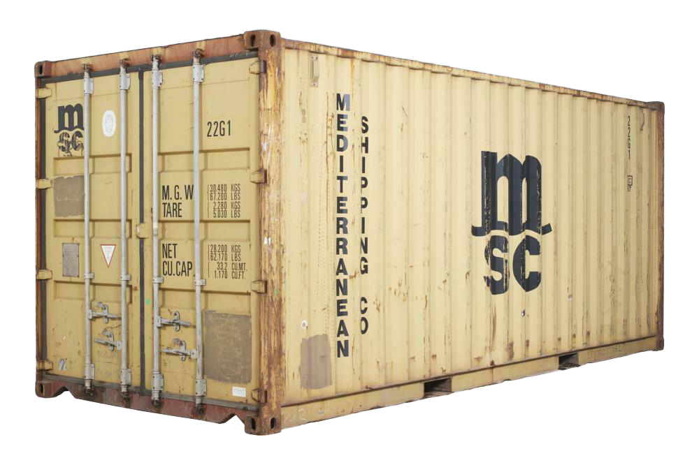 20FT Standard Wind and Water Tight (WWT) Shipping Container - Conex Depot