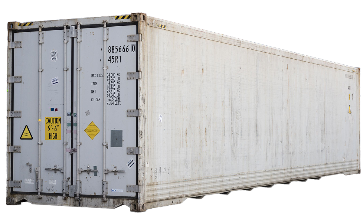 40' High Cube Used Insulated Container (Non-Working Refrigerated Conta –  Midstate Containers