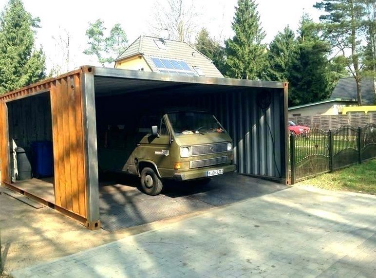 Shipping Container Garage..